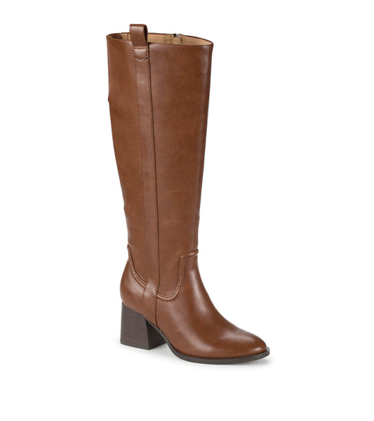 Daicy Wide Calf Tall Boot - Brush Brown/Brown (BT31667WC)