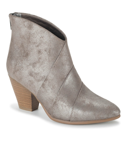 Liberty Block Heel Bootie - Gunmetal (BT30279)