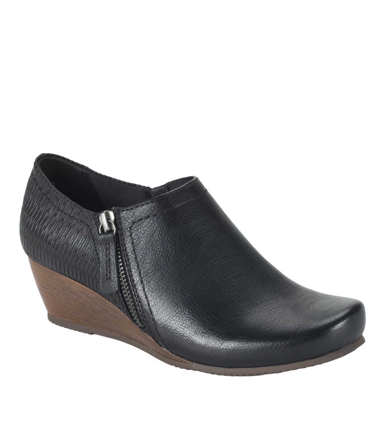 Louise Wedge Ankle Bootie - Black (BT30063)