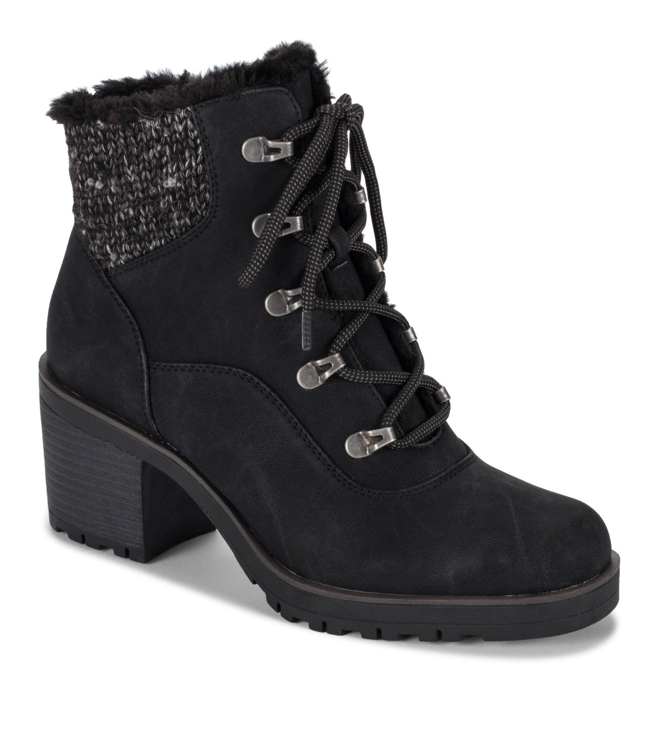 Takoda Lace Up Bootie - Black (BT28292)