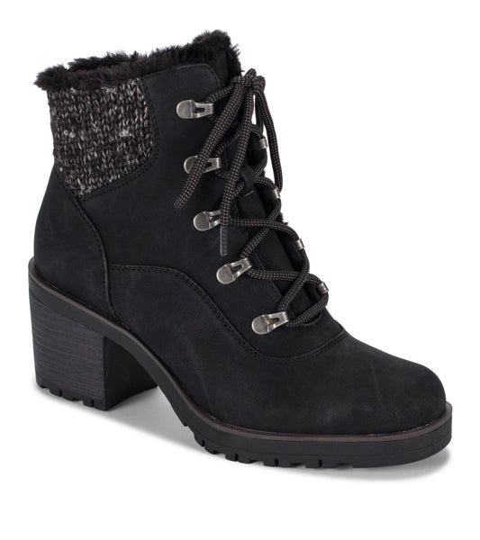 Takoda Lace Up Bootie - Black (BT28292)