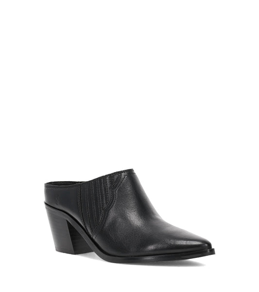 Sara Western Mule - Black (FR41261-BLAC)