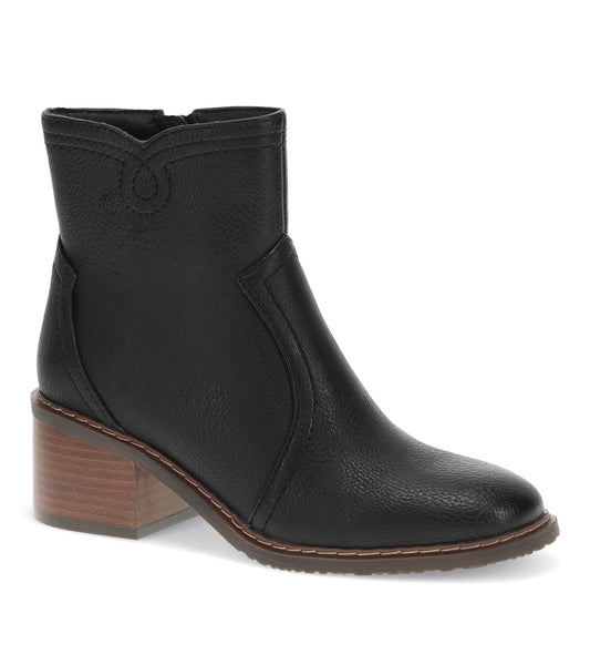 Calloway Block Heel Bootie - Black (BT30883)