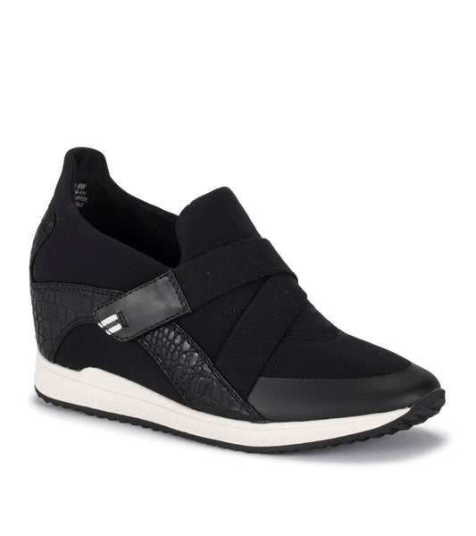 Johanna Wedge Sneaker - Black (BT27840)